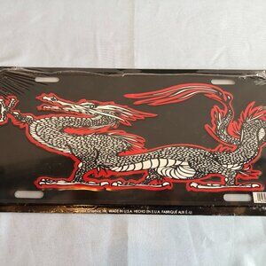 Chroma Graphics Dragon License Plate #F58